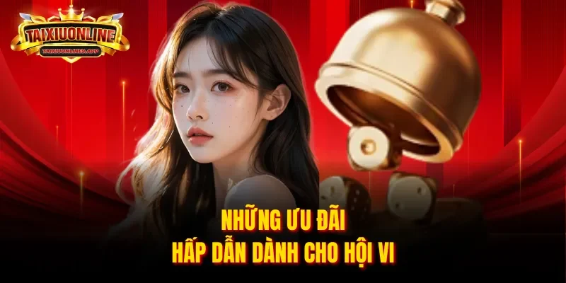 Những ưu đãi hấp dẫn dành cho hội vi